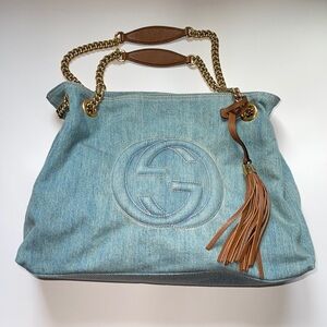 Gucci Denim Soho Bag